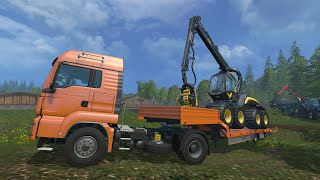 Farming Simulator 2015  Forest Outtakes  Money Mod [upl. by Aiz]