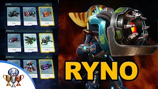 Ratchet amp Clank PS4 How to get RYNO  All 9 RYNO Holocards Set Locations [upl. by Nathanson]