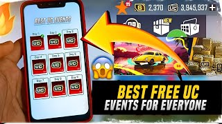 😱 Best Free UC Events For Everyone  Get Free 600 UC 1800 UC 3850 UC 8100 UC  PUBGM [upl. by Per899]