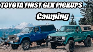 Toyota First Gen Pickup Camping in the Mountains [upl. by Nahtnoj]