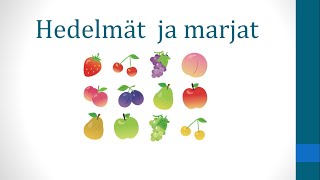 Hedelmät ja marjat [upl. by Buff]