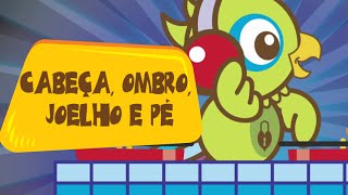 CABEÇA OMBRO JOELHO e PÉ  Música Infantil Educativa  Animazoo Oficial [upl. by Papke]