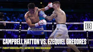 FIGHT HIGHLIGHTS  Campbell Hatton vs Ezequiel Gregores [upl. by Sausa]