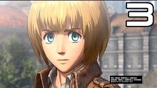 BATTLE OF TROST DISTRICT  ATTACK ON TITAN PS4 GAMEPLAY PART 3 [upl. by Adnohsirk85]