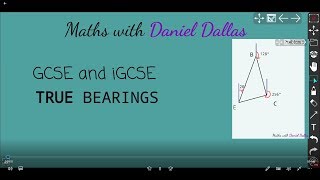 GCSEMaths2020 Trigonometry bearings  How to find bearing  Edexcel Maths 2020 Finding Bearings [upl. by Tuck45]