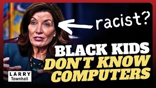 Kathy Hochul MOCKS POOR BLACK KIDS for Not Knowing What a Computer Is [upl. by Lanevuj]