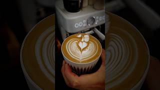 Latte Art • Quick Pour Big Art homecafe barista coffeeshorts espresso latteart coffee fyp [upl. by Tierell]