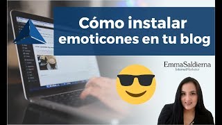 Tutorial Cómo instalar emoticones en tu blog EMOJIS [upl. by Bonne]