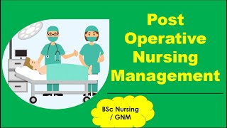 PostOperative Nursing ManagementMedical amp Surgical NursingBSc NursingGNMNursing Classroom [upl. by Meng]