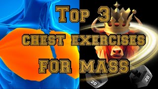 quotTop 3 Chest Exercises For Massquot 100army biggerchest fyp chestday [upl. by Kinzer]