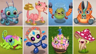 ALL Monsters Baby Fanmade By Riles  My Singing Monsters [upl. by Peirce]