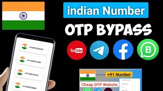 india ka temp Number se otp bypass kaise kare 2024  virtual number se otp bypass kaise kare [upl. by Leanor863]