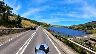 Motorcycle ride of the Breathtaking Scenery Of The Northern Peak District [upl. by Kendal]