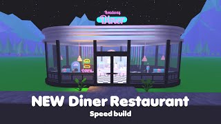 NEW Diner Restaurant speed build in Adopt me [upl. by Desirea897]