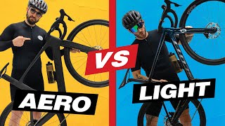 Aero Vs Climbing Bike  The REAL Difference Wind Tunnel Tested [upl. by Anetsirhc]