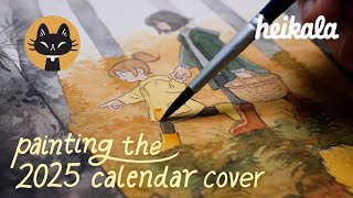 Painting the 2025 Calendar Cover [upl. by Elliven]