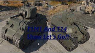 T1E1 And The T14 Battle buddys in War Thunder [upl. by Sauveur]