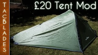 Cheap Tent Mods Part 1  Wild Camping [upl. by Reisman110]