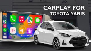 PREMIUM CARPLAY TOYOTA YARIS ANDROID AUTO AUDIO [upl. by Esiom298]