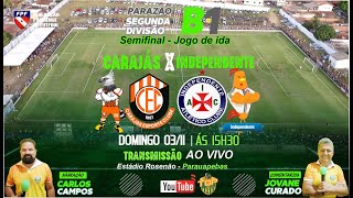 Parazão Segunda Divisão B1  Semifinal Jogo de Ida Carajás x Independente [upl. by Rein691]