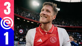 Ajax vs Groningen 31 Samenvatting  Eredevisie  20242025 [upl. by Bern353]