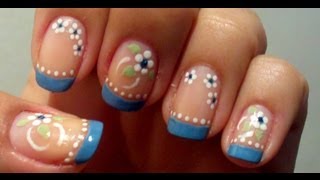 Unhas Francesinhas Decoradas Manual Bela e Simples [upl. by Shaikh]