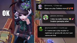 Sculptor Gameplay As You Requested 🗿​ Identity V Galatea [upl. by Dyson]