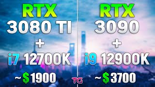 RTX 3080 Ti  i7 12700K vs RTX 3090  i9 12900K  Why Pay More [upl. by Kirschner]