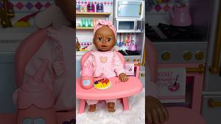 Baby Born Doll Morning Routine With Feeding Part 1 shorts babydolls dolls doll [upl. by Nidia]