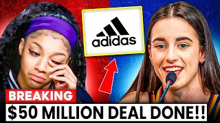 JUST IN Caitlin Clark BEATS Angel Reese in MAJOR Adidas DEAL Nike’s Silence is LOUD [upl. by Dlanar]