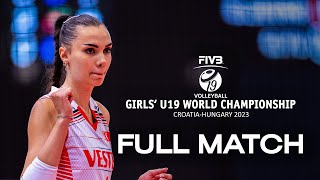 USA🇺🇸 vs TUR🇹🇷  Full Match  Girls U19 World Championship  Final Gold [upl. by Eivla614]