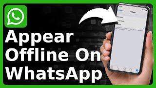 How To Appear Offline On WhatsApp Even When Online [upl. by Abey]