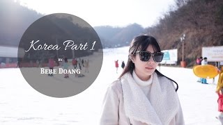 เที่ยวเกาหลีหน้าหนาว EP1 แนะช้อตเด็ดสำหรับถ่ายรูป Ski Resort Rail Bike เกาะนามิ  BEBE DOANG [upl. by Habas]