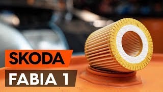 Så byter du oljefilter och motorolja på SKODA FABIA 1 6Y5 AUTODOCLEKTION [upl. by Hgielyak799]