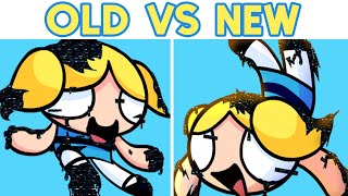 FNF VS Townsville Terror V2  OLD VS NEWEST  Pibby Powerpuff Girls  Bubble FNFPibbyNew [upl. by Ardnuas]