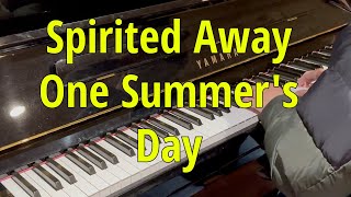 Spirited Away  One Summers Day  Piano Cover [upl. by Colver]