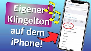 Eigene Musik als Klingelton beim iPhone einstellen ohne PC [upl. by Box]