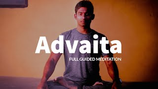 Advaita Vedanta Guided Meditation  Experience NonDuality of Consciousness [upl. by Anoyet685]