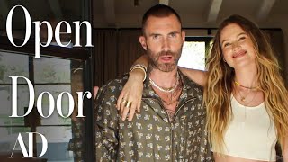 Inside Adam Levine amp Behati Prinsloos Serene LA Home  Open Door  Architectural Digest [upl. by Yornoc]