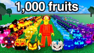 Rolling 1000 Blox Fruits To Get Every Mythical [upl. by Allemaj599]