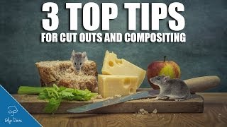 PHOTOSHOP TUTORIAL 3 TOP TIPS for Cut Outs and Compositing 35 [upl. by Cam453]