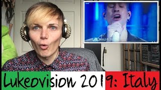 Lukeovision  Italy  Mahmood Soldi REACTION [upl. by Acireed]