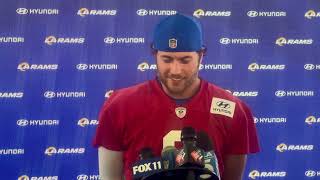 Matthew Stafford press conference 11724 [upl. by Ondine]