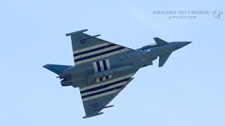 4K RAF Typhoon Display Team  Bagotville International Air Show 2024 [upl. by Hedve35]