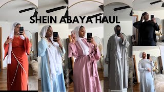 SHEIN ABAYA HAUL Eid inspired Abaya haul SHEIN abaya review shein abayas RAMADAN 2023 shein [upl. by Lindbom]