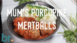 How To Make Porcupine Meatballs  Australias Best Recipes [upl. by Drofnas]