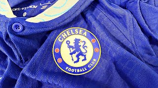 CHELSEA FCs 202223 Nike HOME kit Hands on review [upl. by Zachery148]