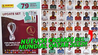 NUEVOS CROMOS del MUNDIAL QATAR 2022  LA ACTUALIZACIÓN de PANINI [upl. by Nosrettap336]