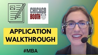 How to Fill Out Chicago Booth MBA Application  Best Practices for Writing a Compelling Application [upl. by Parshall948]