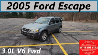 2005 Ford Escape 30L V6 Review ford carreview car suv v6 automobile video videos usa [upl. by Shanta]